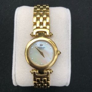 Raymond Weil 18K Gold Mother of Pearl/Diamond Dial